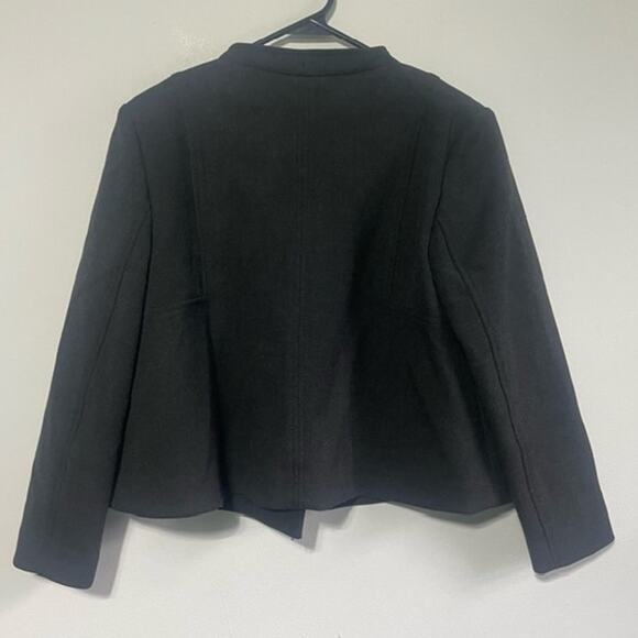 Banana Republic Cropped Blazer Grey Size 8 - Picture 5 of 6